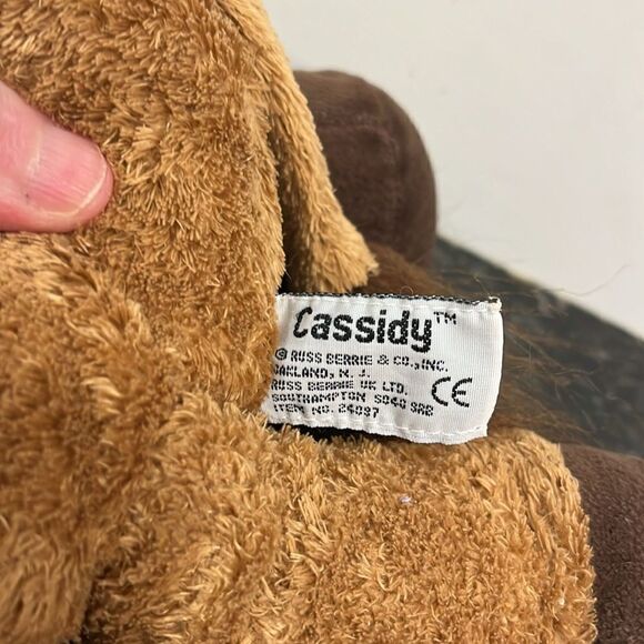 Russ Berrie - Cassidy Horse - Soft Plush Toy Brown Fluffy  15” - Picture 7 of 8